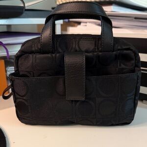 Ferragamo Patterned Handbag with Pouch